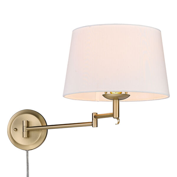 Eleanor Brushed Champagne Bronze One-Light Articulating Wall Sconce, image 6